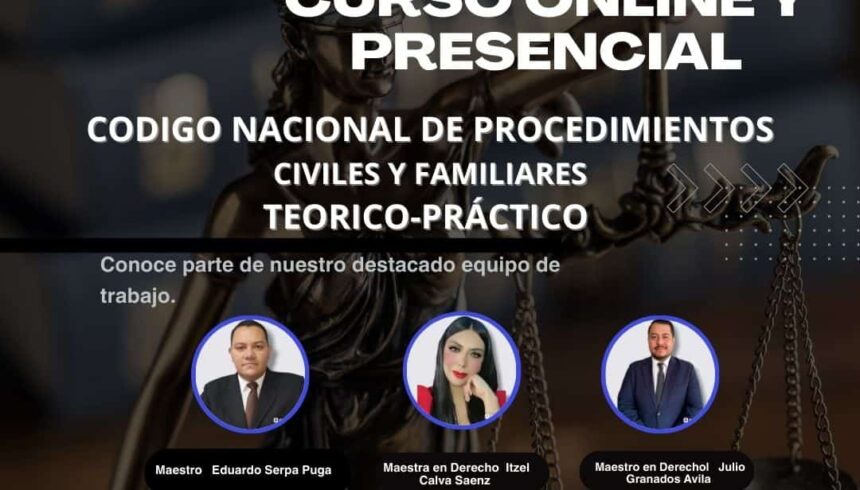 Código nacional de procedimientos civiles y familiares